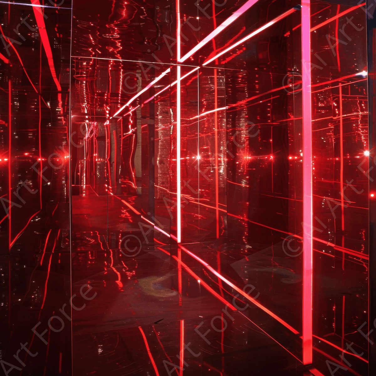 Abstract Lasers 7 - Shop Ai Art WebShop - Digital Art online Store