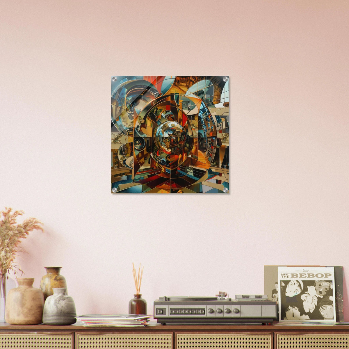 Abstract Mirrors 1 - Shop Ai Art WebShop - Digital Art online Store