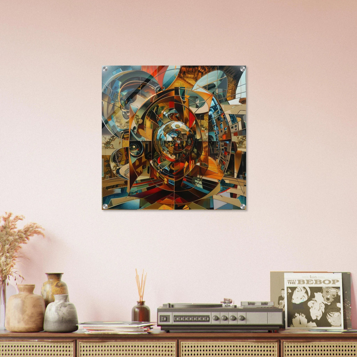 Abstract Mirrors 1 - Shop Ai Art WebShop - Digital Art online Store