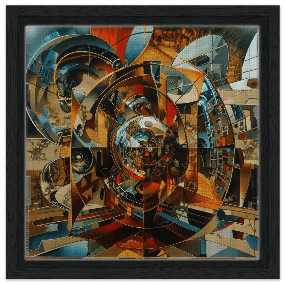 Abstract Mirrors 1 - Shop Ai Art WebShop - Digital Art online Store