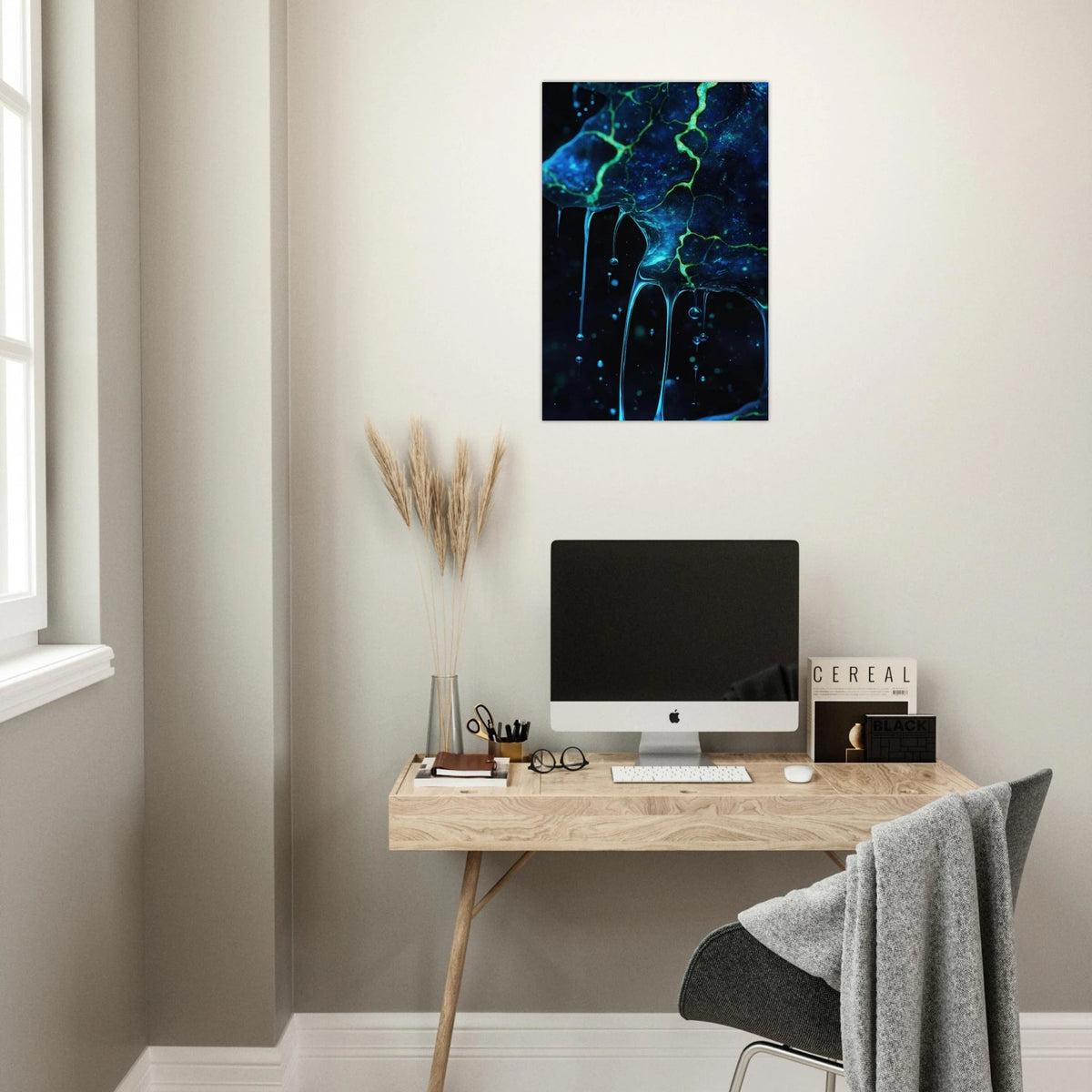 Abyssal Bloom Black tendrils stretch outward ent 1 - Shop Ai Art WebShop - Digital Art online Store