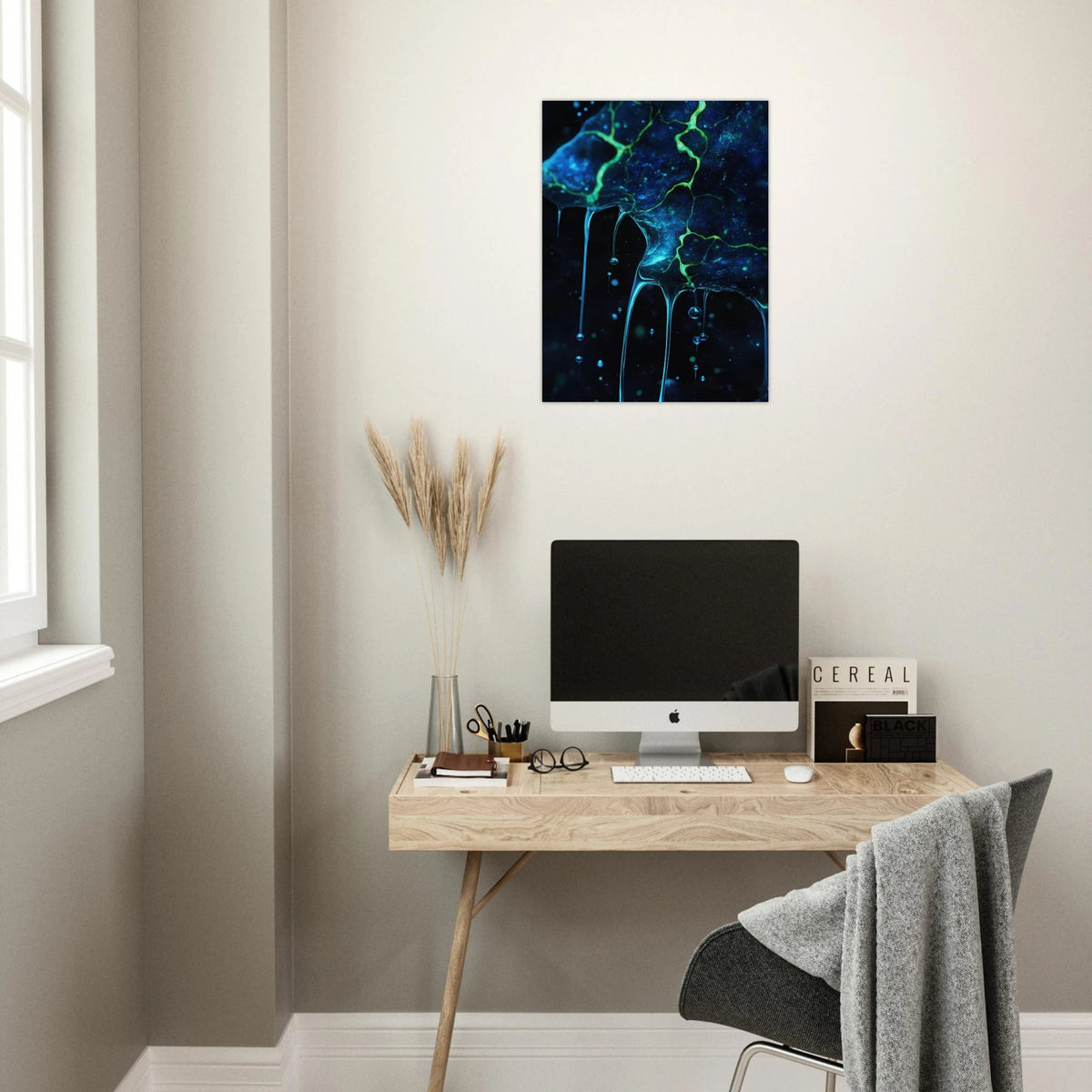 Abyssal Bloom Black tendrils stretch outward ent 1 - Shop Ai Art WebShop - Digital Art online Store
