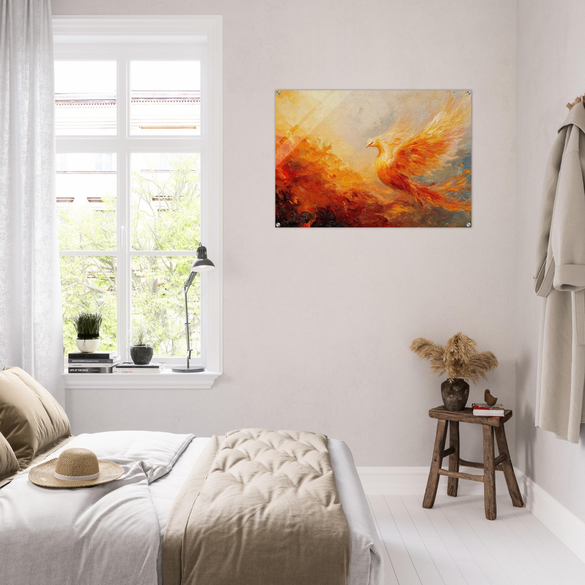 Acrylic Print Landscape - Impressionist Phoenix Rebirth Impressionism Did 2 - Shop Ai Art WebShop - Digital Art online Store