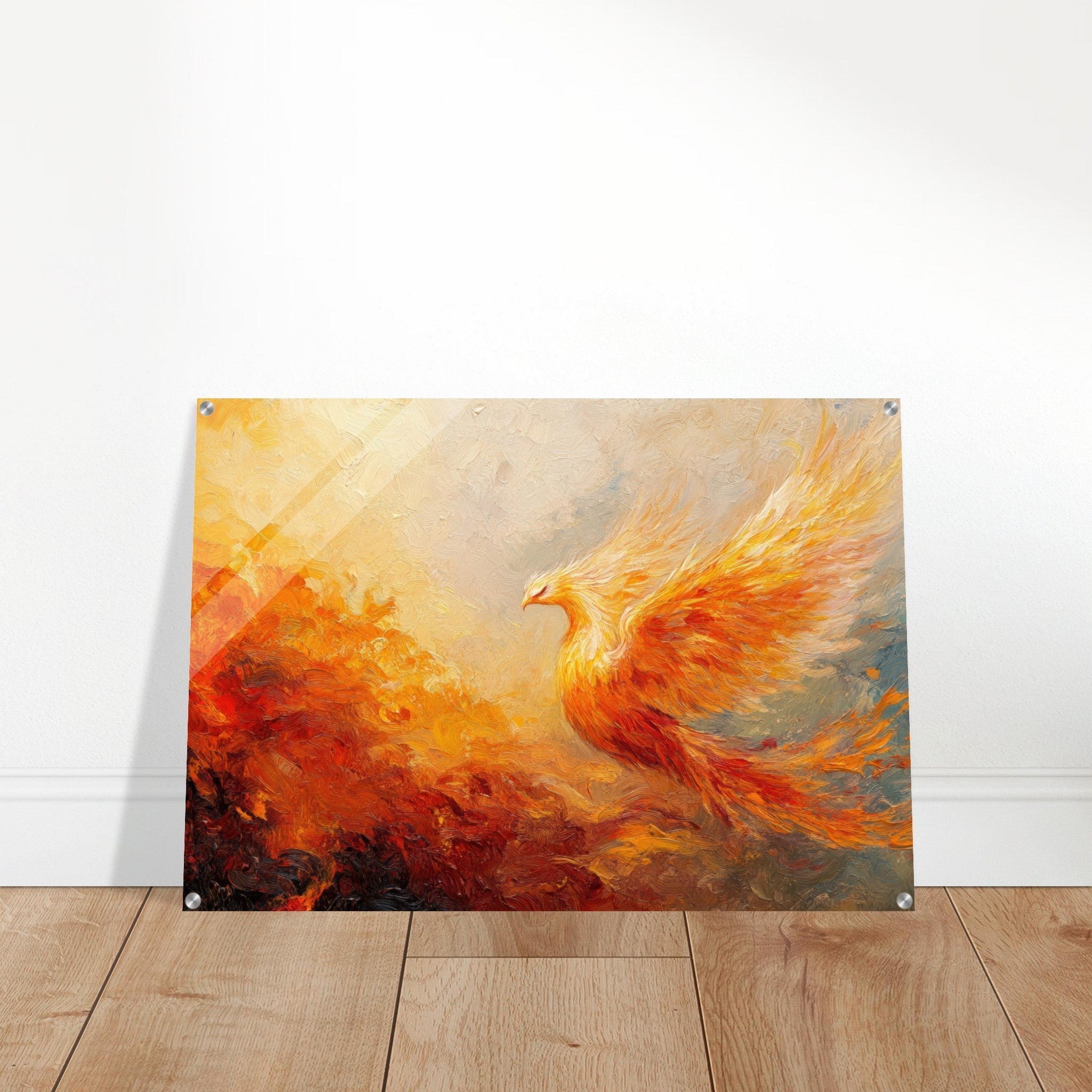 Acrylic Print Landscape - Impressionist Phoenix Rebirth Impressionism Did 2 - Shop Ai Art WebShop - Digital Art online Store