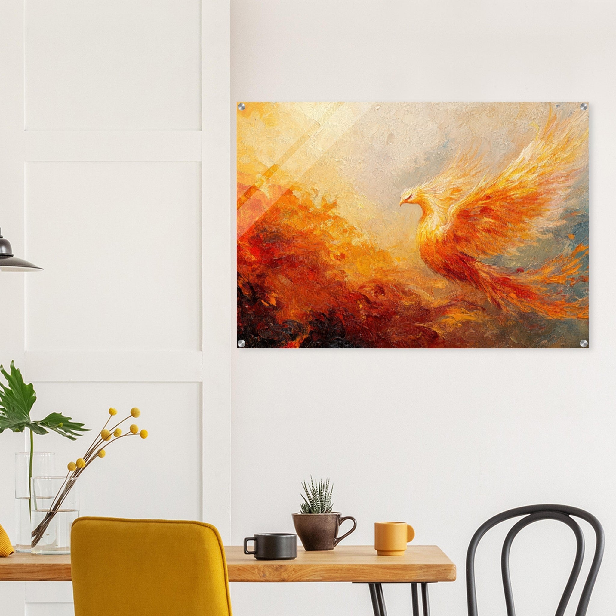 Acrylic Print Landscape - Impressionist Phoenix Rebirth Impressionism Did 2 - Shop Ai Art WebShop - Digital Art online Store