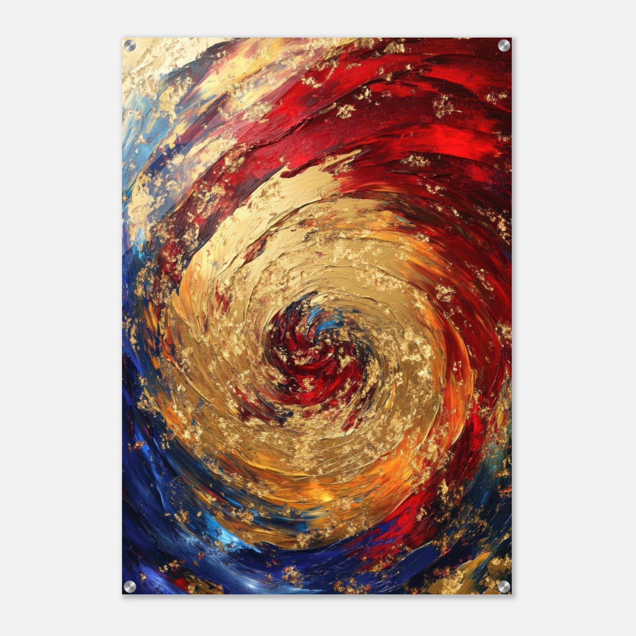 Acrylic Print Portrait - Vortex of Emotions A swirling fusion of vagrant 2 - Shop Ai Art WebShop - Digital Art online Store