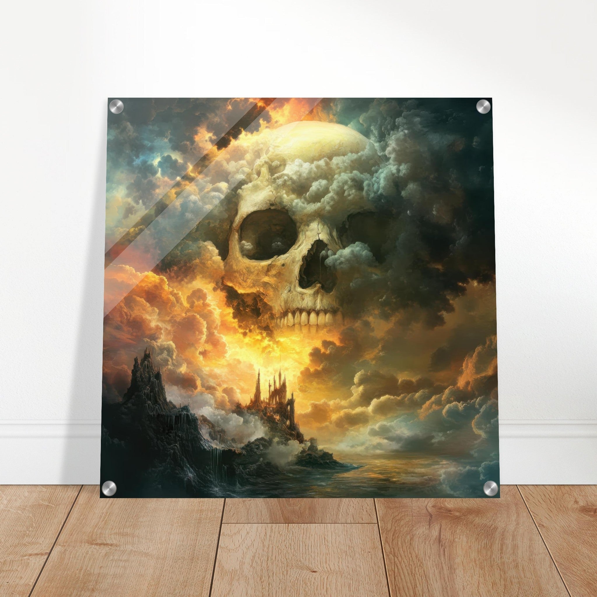 Acrylic Print Square - Death and the Afterlife A Spiritual World After 1 - Shop Ai Art WebShop - Digital Art online Store
