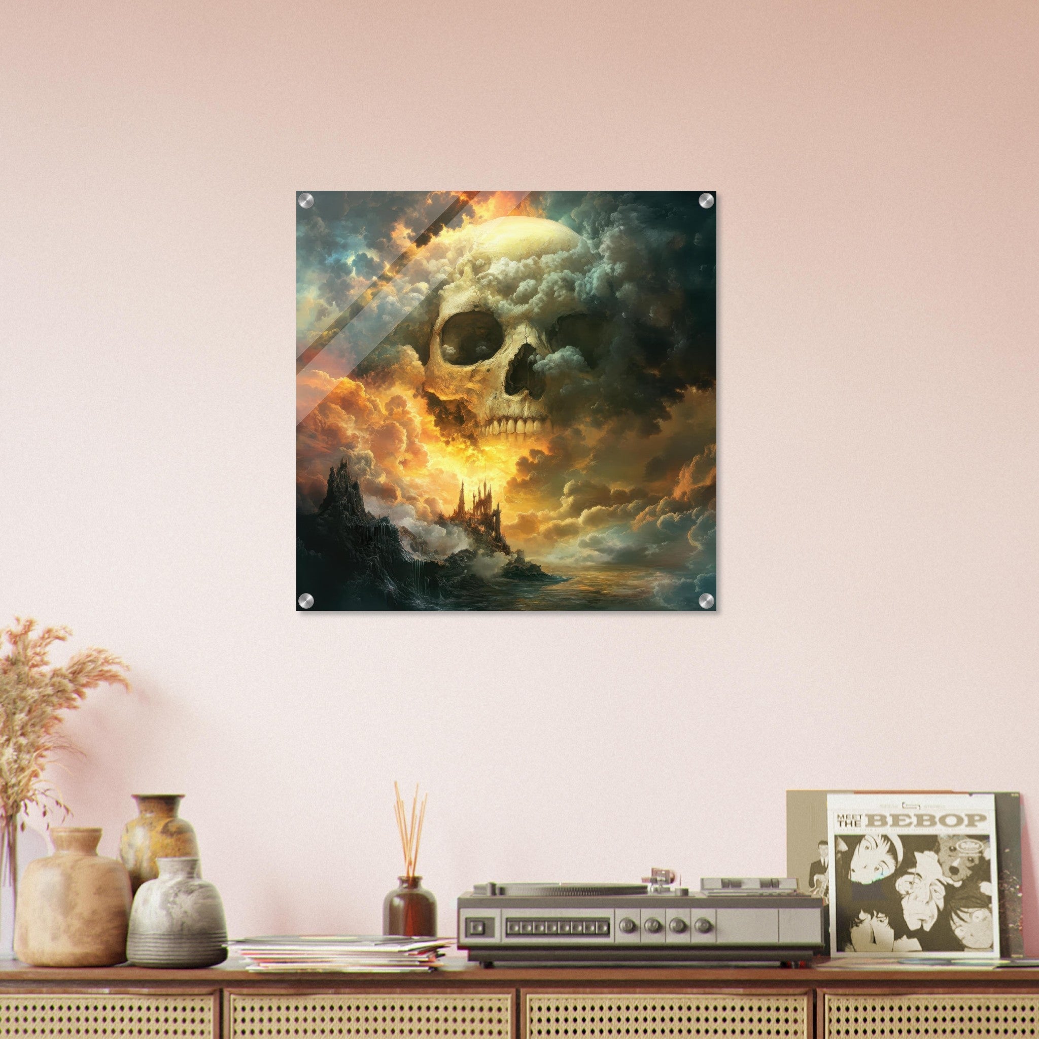 Acrylic Print Square - Death and the Afterlife A Spiritual World After 1 - Shop Ai Art WebShop - Digital Art online Store