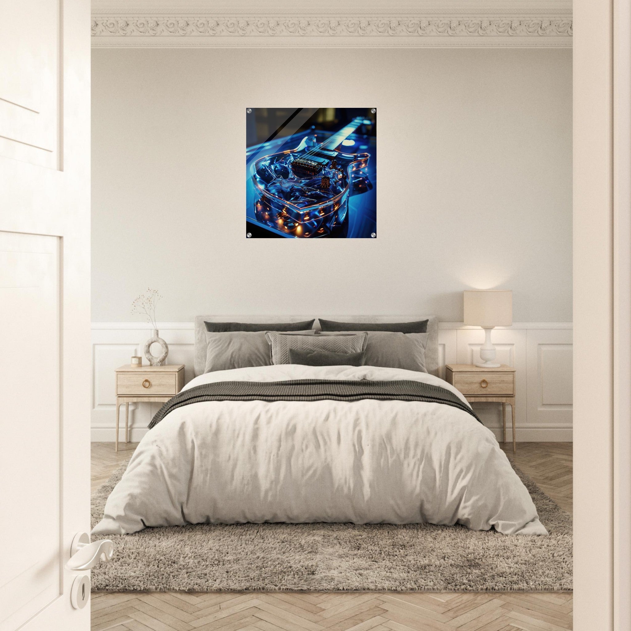 Acrylic Print Square - Music Art 6 - Shop Ai Art WebShop - Digital Art online Store