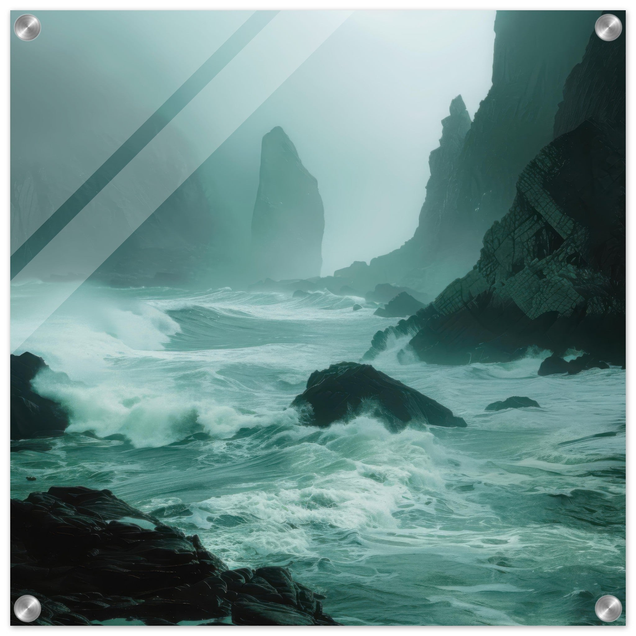 Acrylic Print Square - Nature - Shop Ai Art WebShop - Digital Art online Store