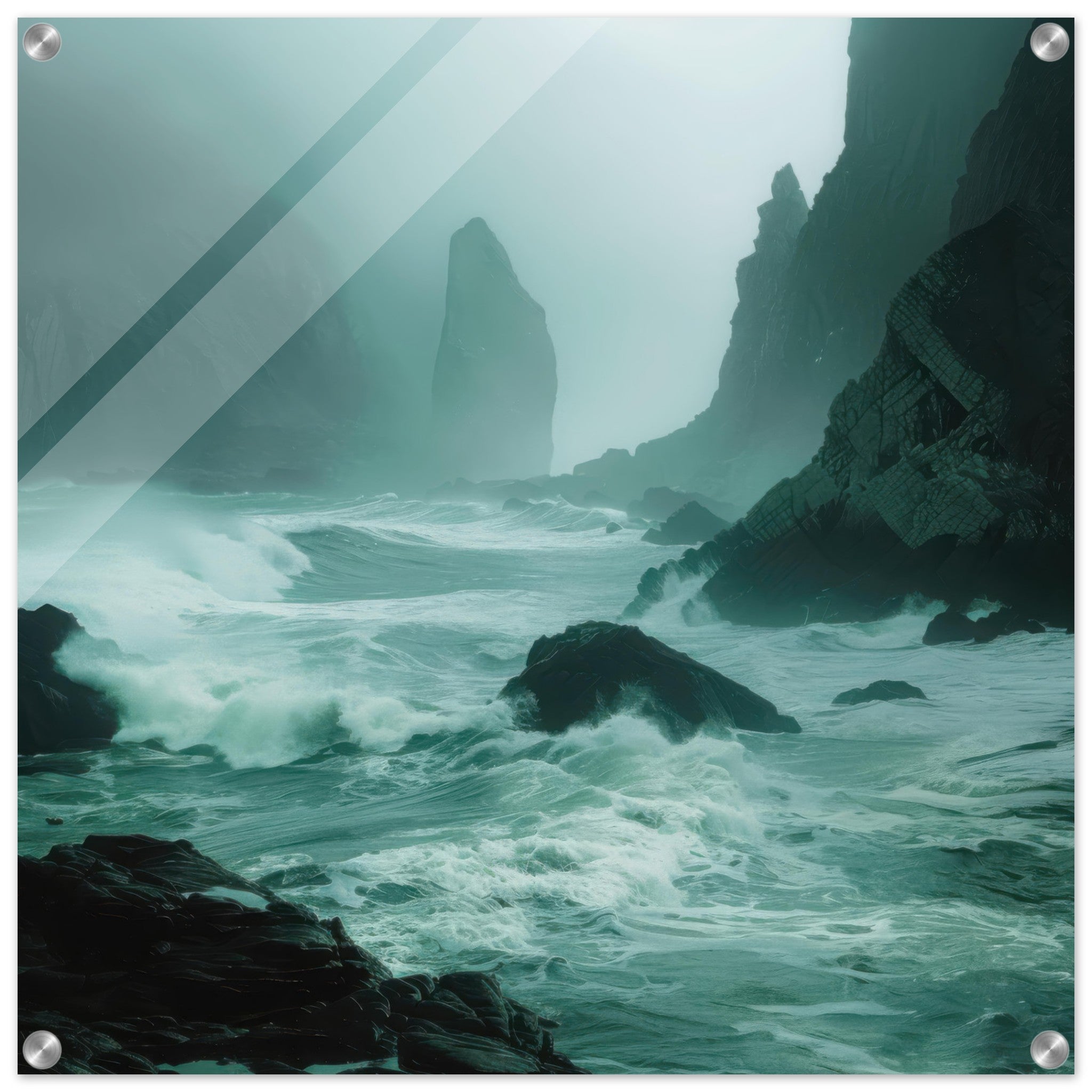 Acrylic Print Square - Nature - Shop Ai Art WebShop - Digital Art online Store