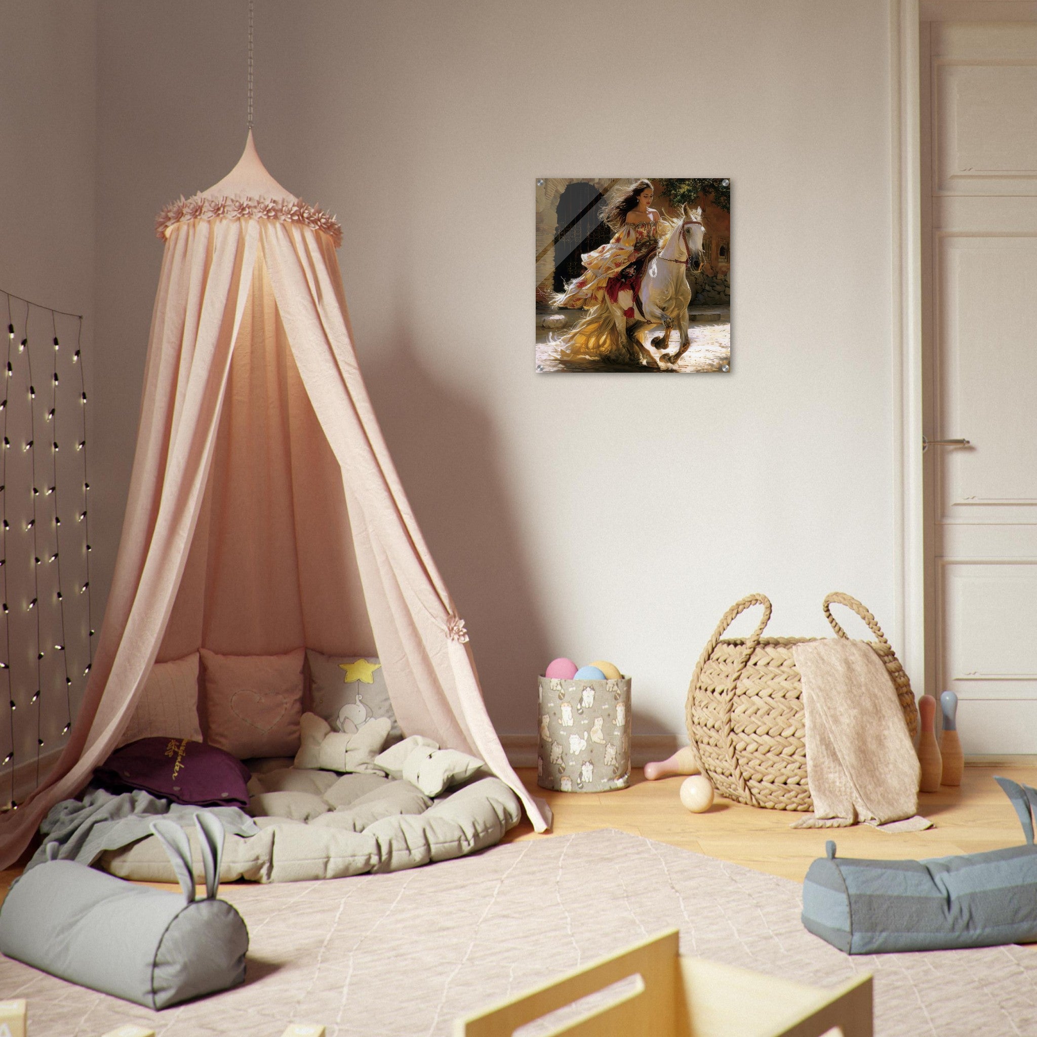 Acrylic Print Square - Romanticism art style culture of Spain 1 - Shop Ai Art WebShop - Digital Art online Store