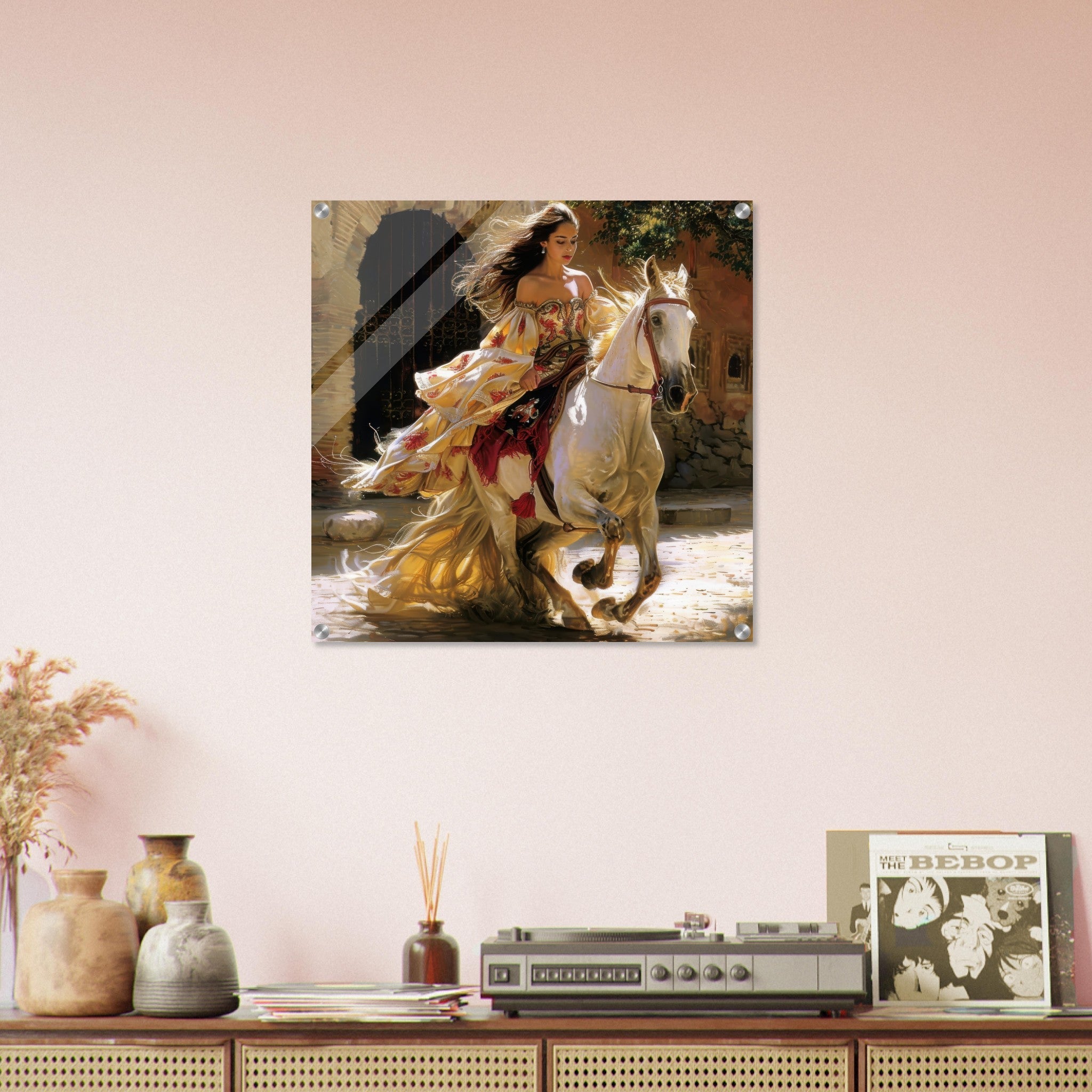Acrylic Print Square - Romanticism art style culture of Spain 1 - Shop Ai Art WebShop - Digital Art online Store