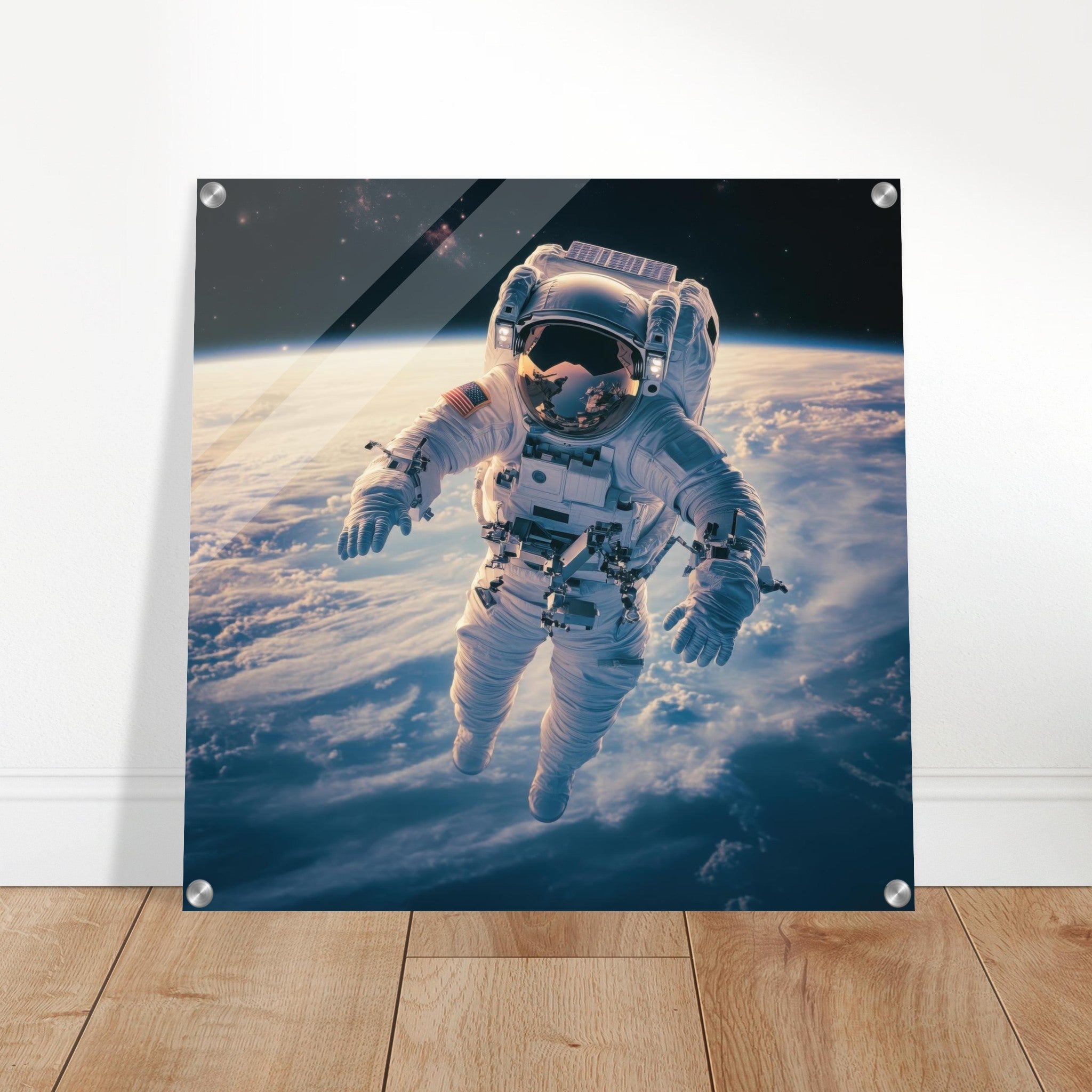 Acrylic Print Square - The psychological challenges of long 3 - Shop Ai Art WebShop - Digital Art online Store