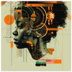 Afrofuturism swedish sharkansas in abstract styl 2 - Shop Ai Art WebShop - Digital Art online Store