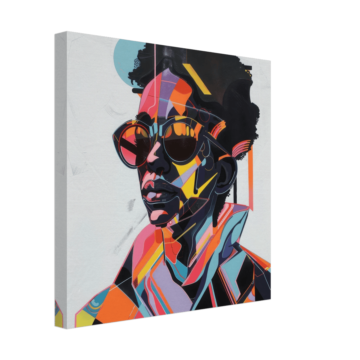 Afrofuturism swedish sharkansas in abstract styl 3 - Shop Ai Art WebShop - Digital Art online Store
