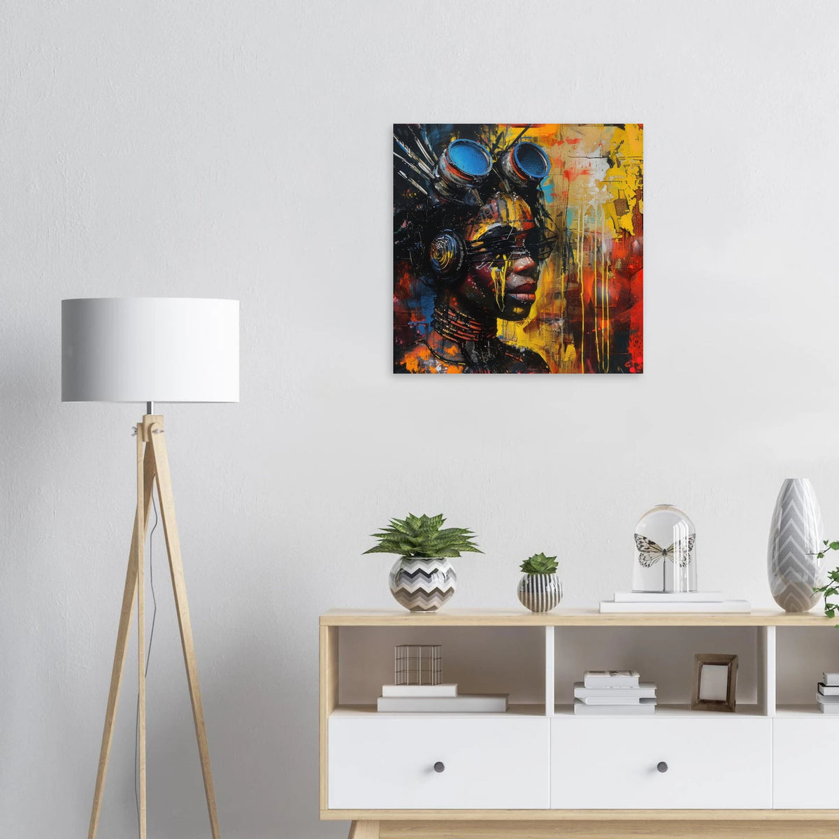 Afrofuturism swedish sharkansas in abstract styl 7 - Shop Ai Art WebShop - Digital Art online Store