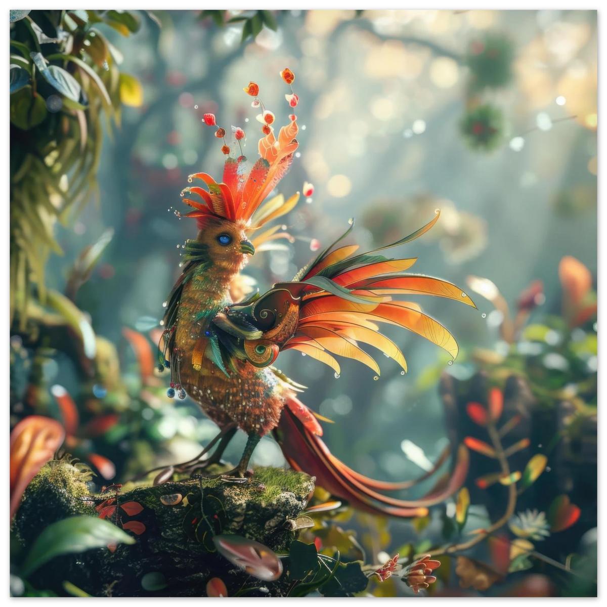 Amazing fantasy world with fantasy creatures 55m birds 6 - Shop Ai Art WebShop - Digital Art online Store