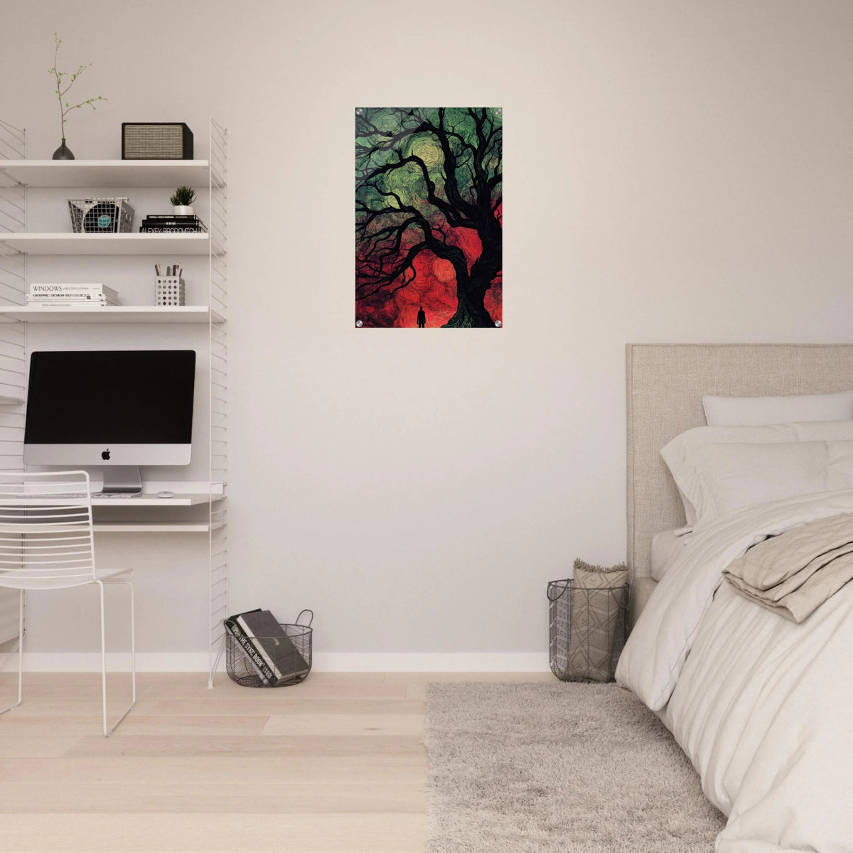 Ancient trees twist into monstrous contorted fig 1 - Shop Ai Art WebShop - Digital Art online Store