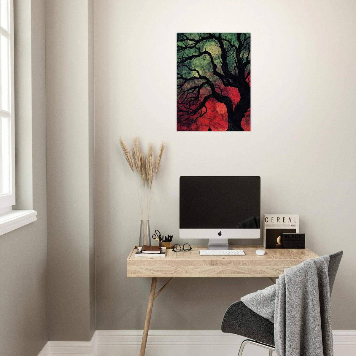 Ancient trees twist into monstrous contorted fig 1 - Shop Ai Art WebShop - Digital Art online Store