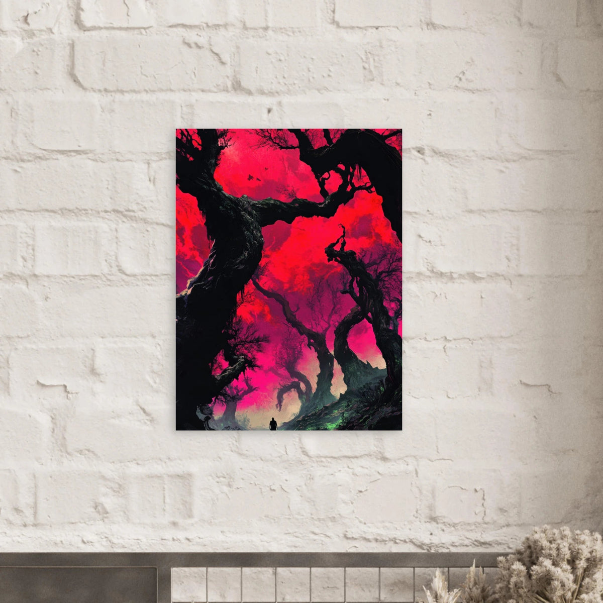 Ancient trees twist into monstrous contorted fig 2 - Shop Ai Art WebShop - Digital Art online Store