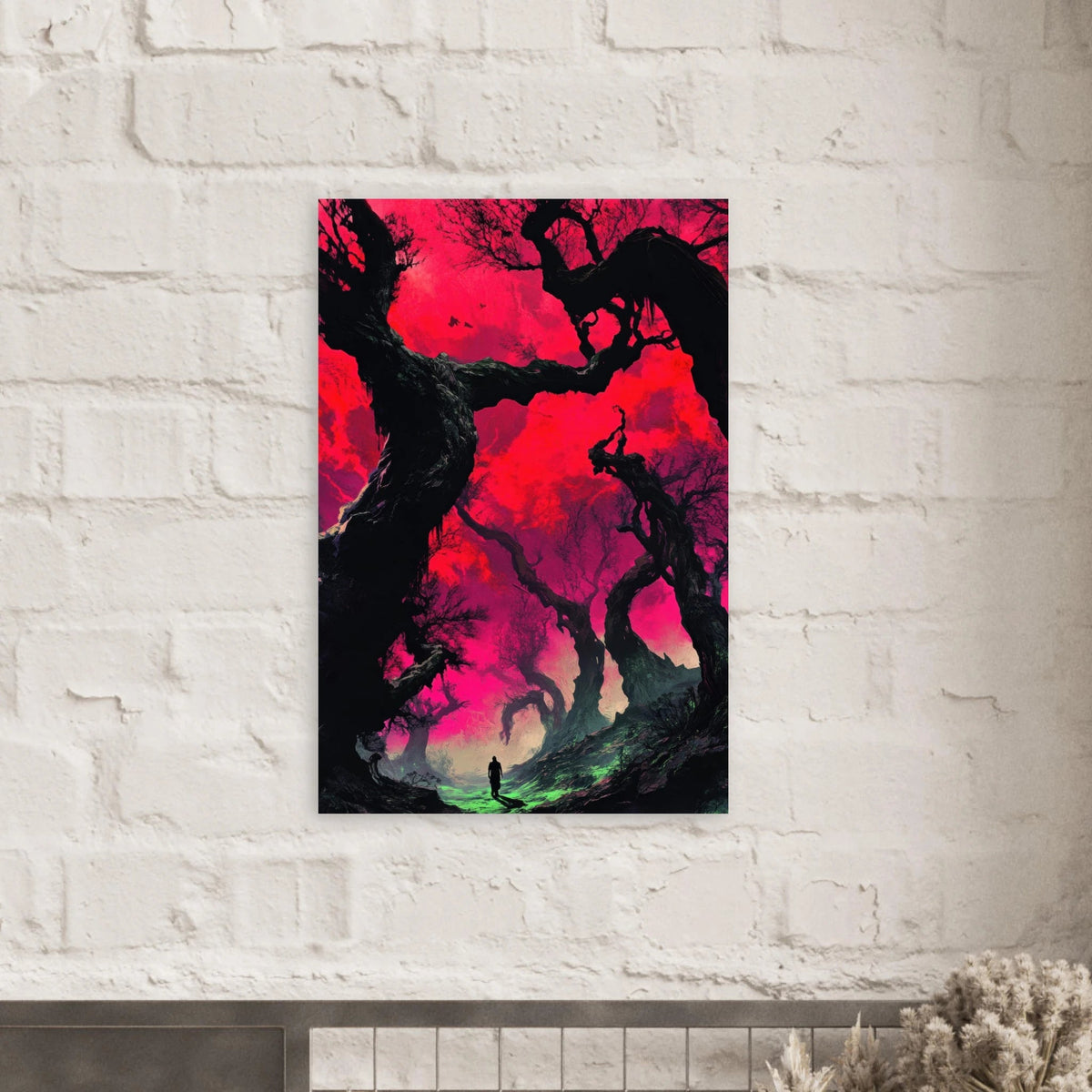 Ancient trees twist into monstrous contorted fig 2 - Shop Ai Art WebShop - Digital Art online Store