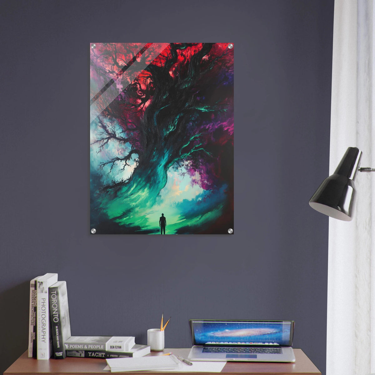 Ancient trees twist into monstrous contorted fig - Shop Ai Art WebShop - Digital Art online Store
