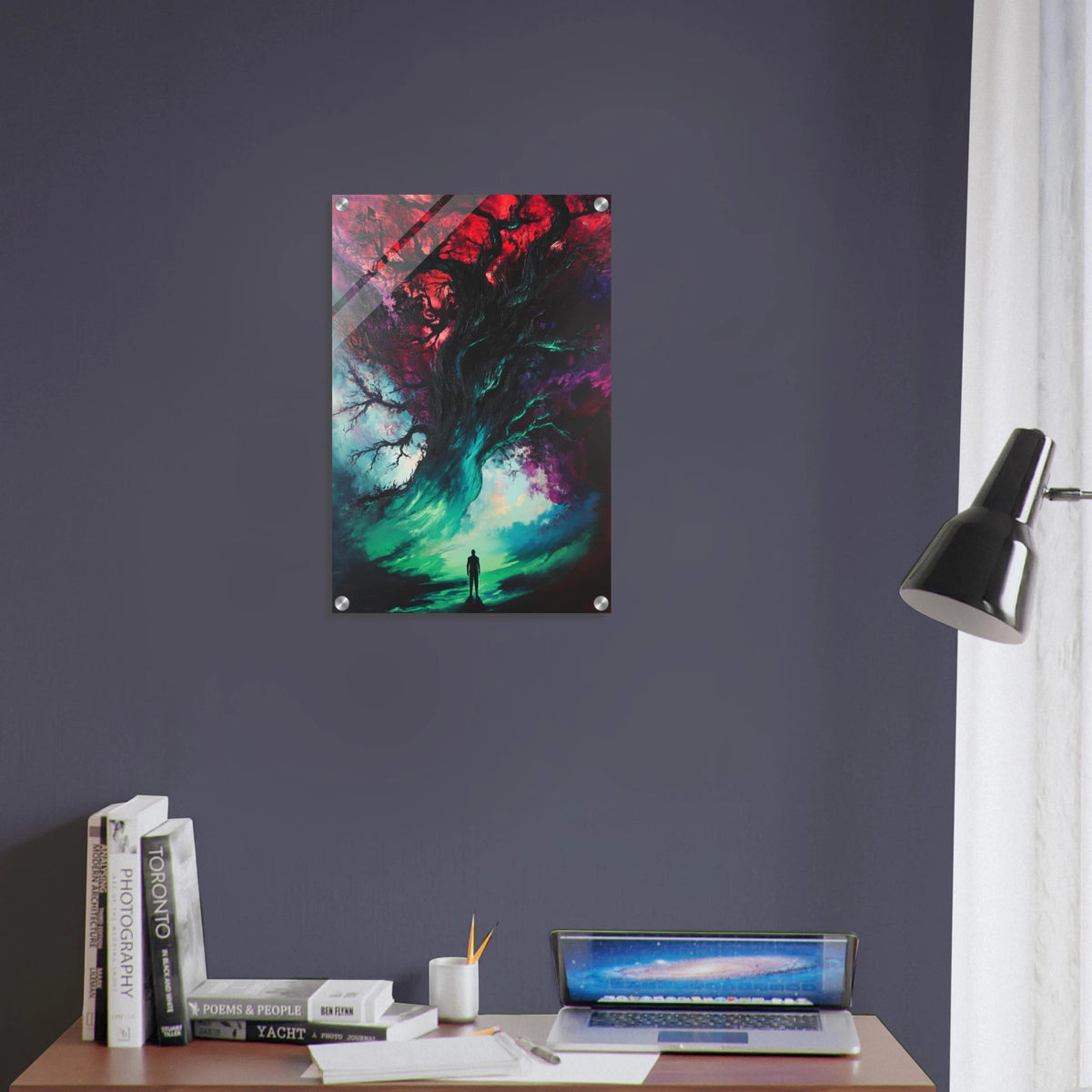 Ancient trees twist into monstrous contorted fig - Shop Ai Art WebShop - Digital Art online Store