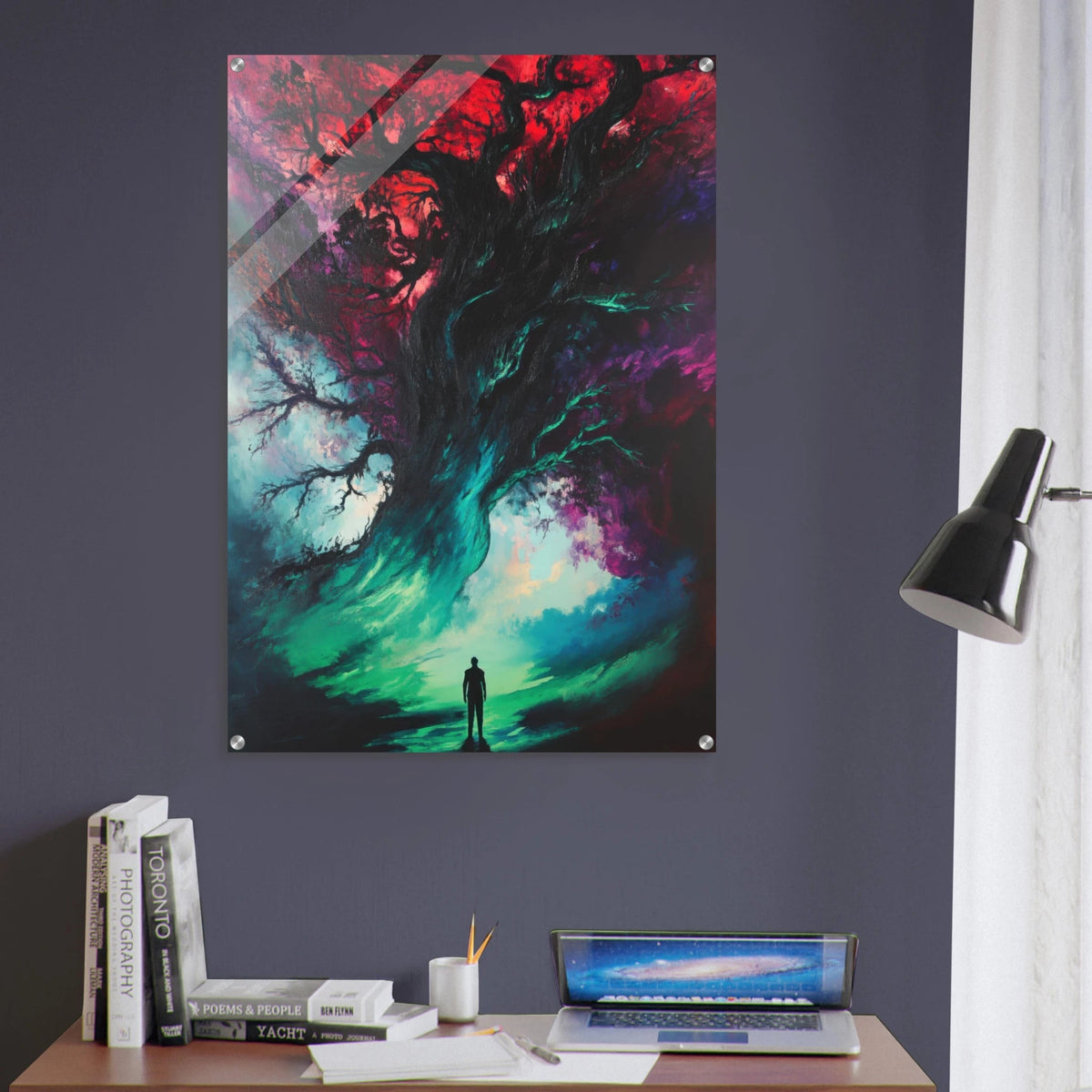 Ancient trees twist into monstrous contorted fig - Shop Ai Art WebShop - Digital Art online Store