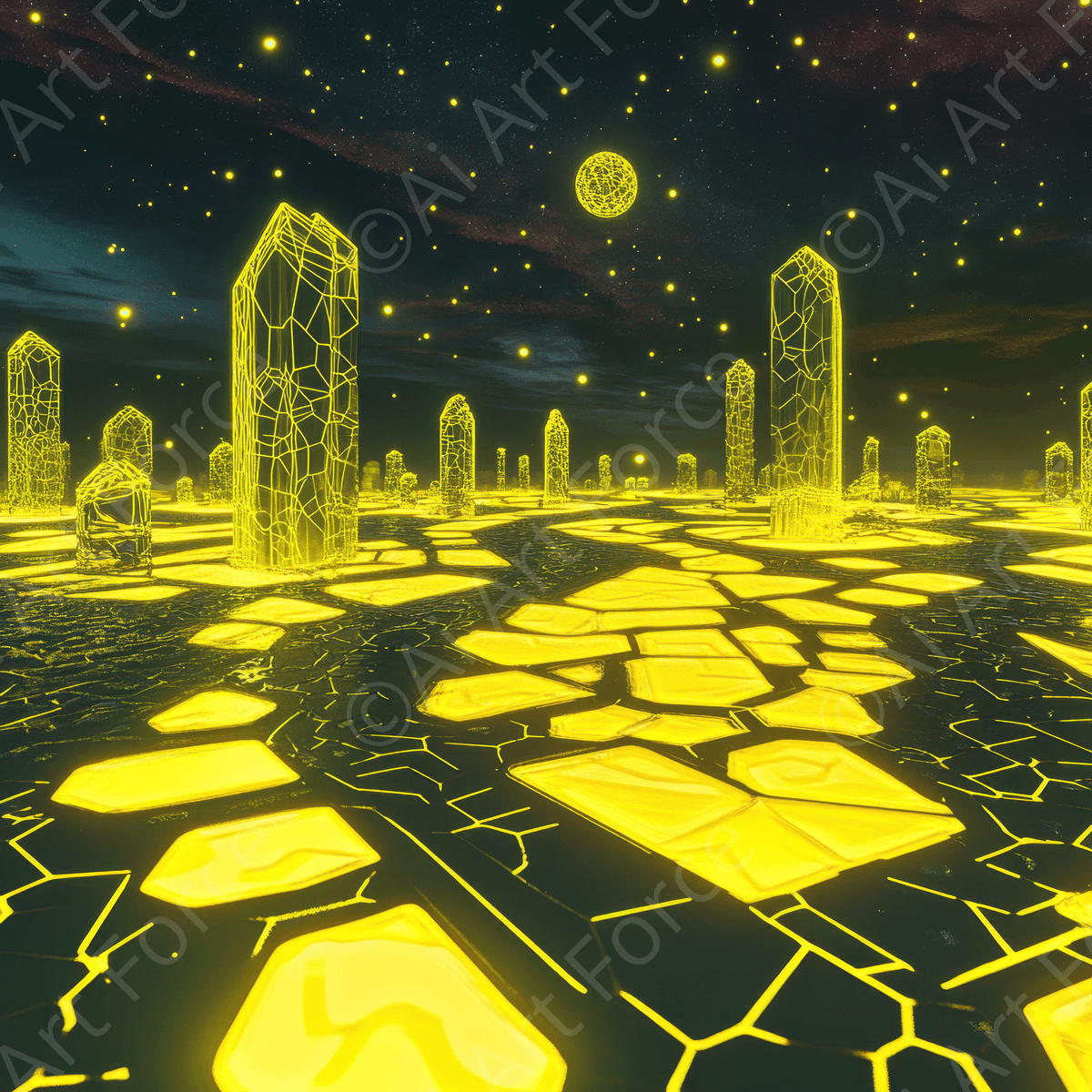 Antimatter Planet Sci Fi Fantasy 7 - Shop Ai Art WebShop - Digital Art online Store