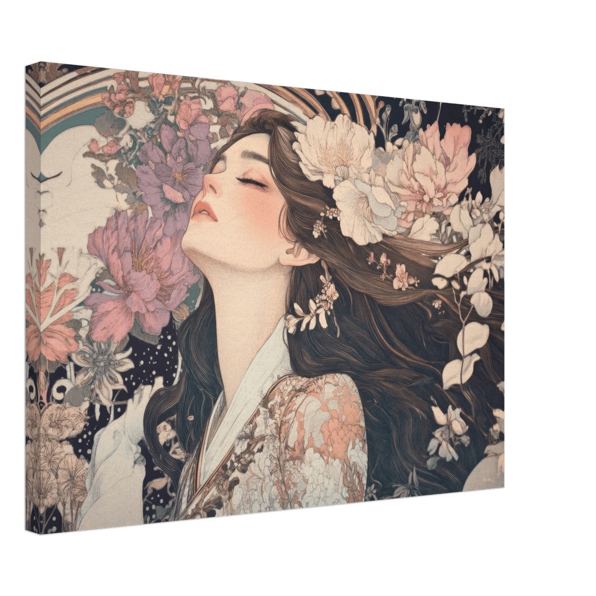 Art Nouveau Enchanted Garden An Art Nouveau inst 2 - Shop Ai Art WebShop - Digital Art online Store