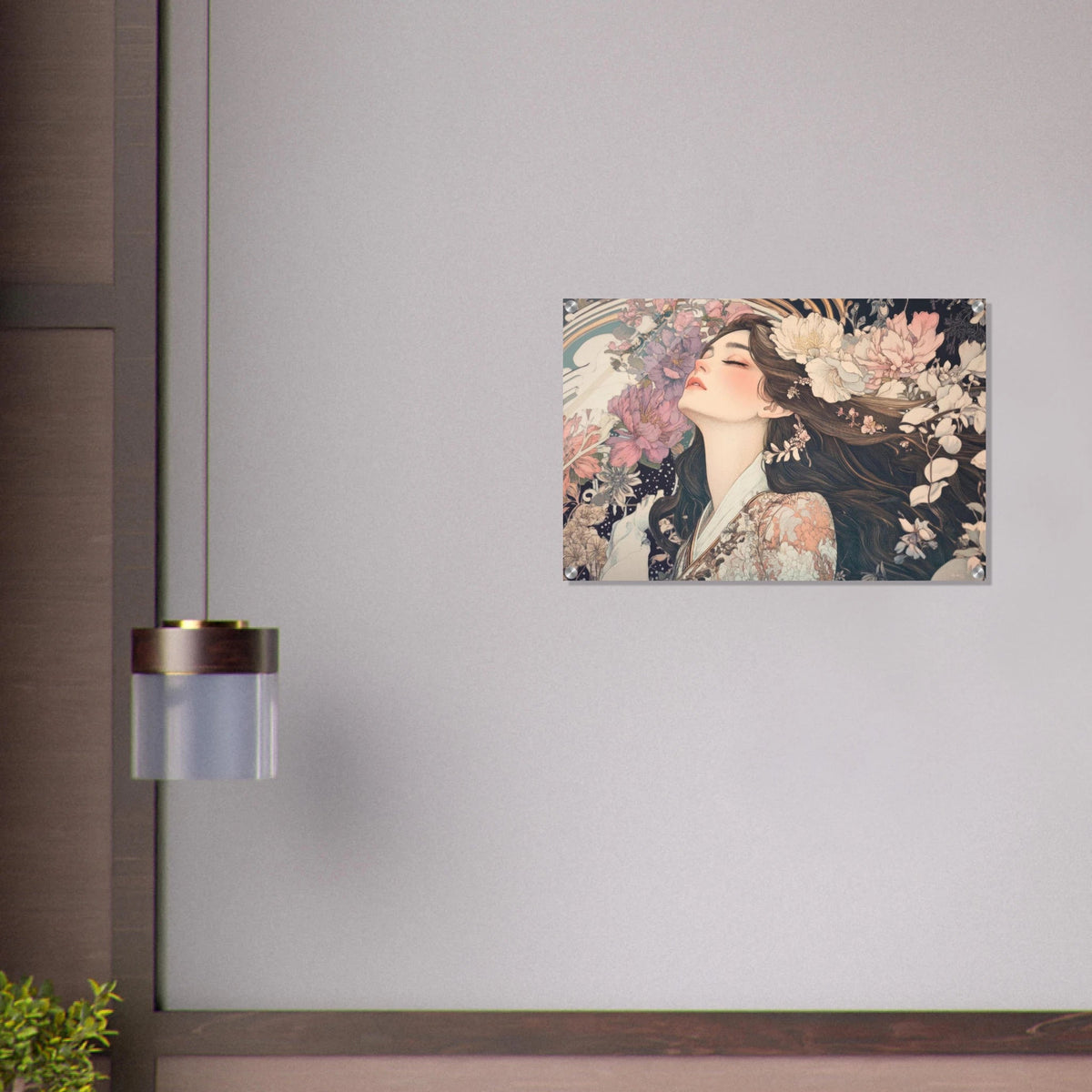 Art Nouveau Enchanted Garden An Art Nouveau inst 2 - Shop Ai Art WebShop - Digital Art online Store