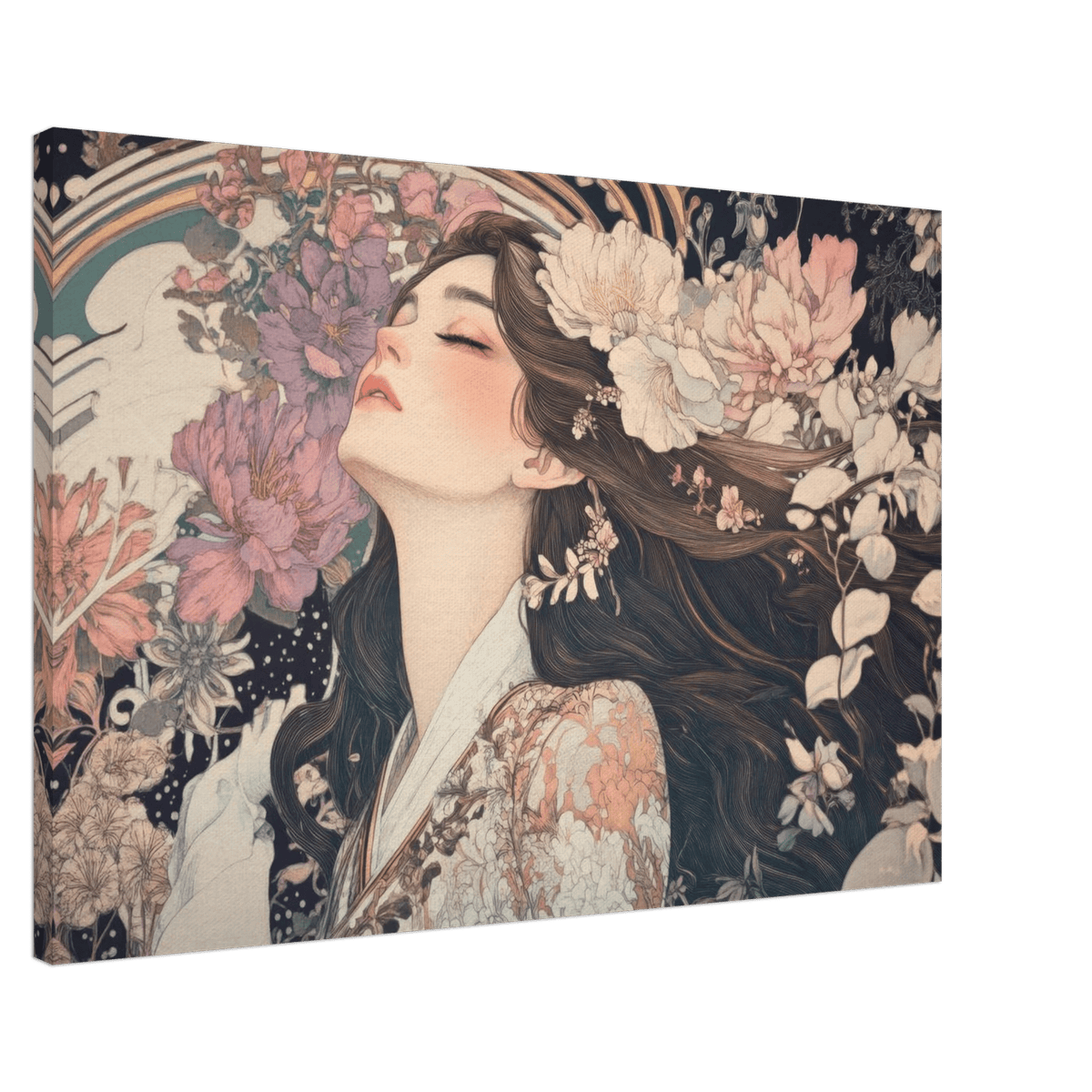 Art Nouveau Enchanted Garden An Art Nouveau inst 2 - Shop Ai Art WebShop - Digital Art online Store