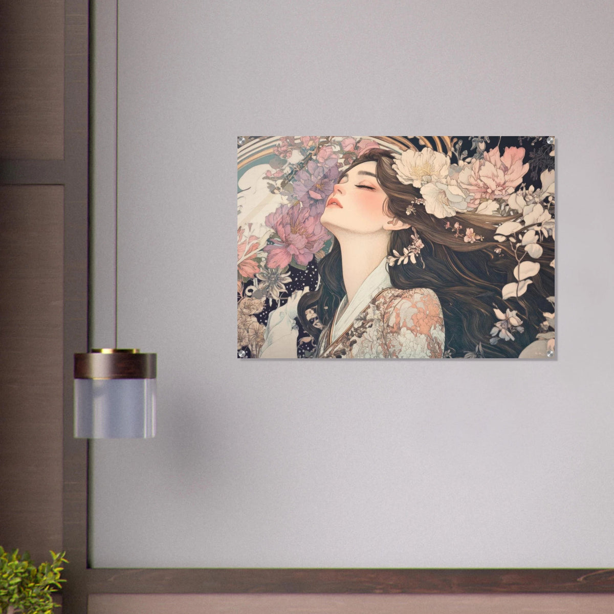 Art Nouveau Enchanted Garden An Art Nouveau inst 2 - Shop Ai Art WebShop - Digital Art online Store