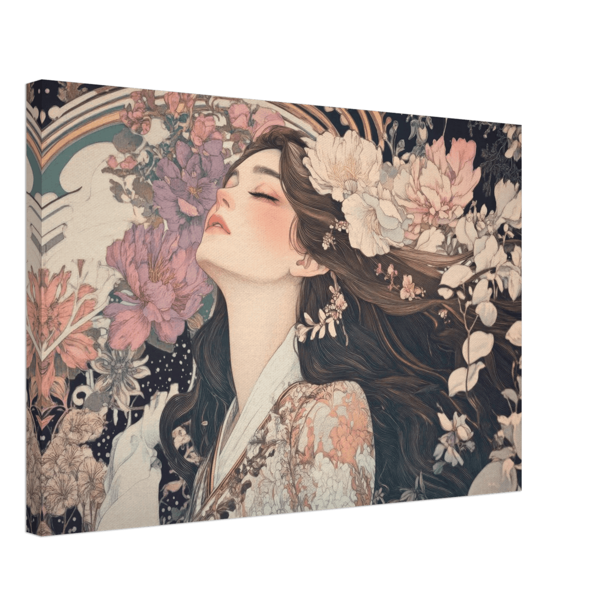Art Nouveau Enchanted Garden An Art Nouveau inst 2 - Shop Ai Art WebShop - Digital Art online Store