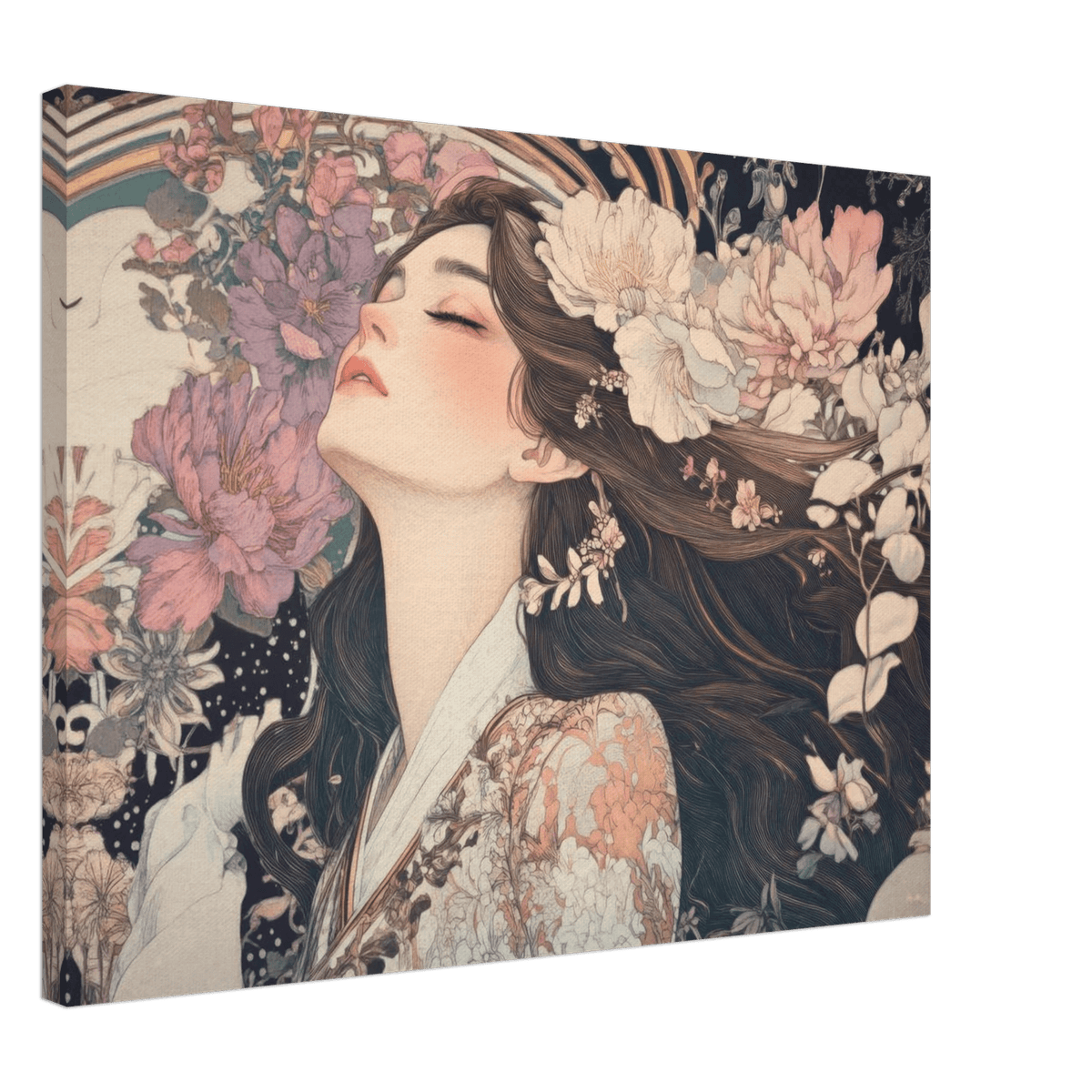 Art Nouveau Enchanted Garden An Art Nouveau inst 2 - Shop Ai Art WebShop - Digital Art online Store