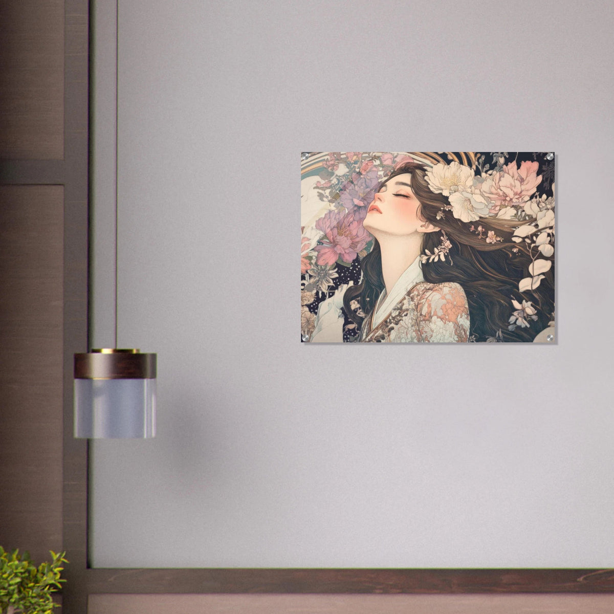 Art Nouveau Enchanted Garden An Art Nouveau inst 2 - Shop Ai Art WebShop - Digital Art online Store