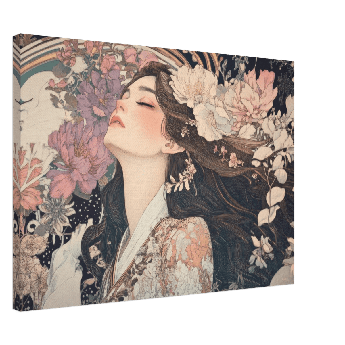 Art Nouveau Enchanted Garden An Art Nouveau inst 2 - Shop Ai Art WebShop - Digital Art online Store