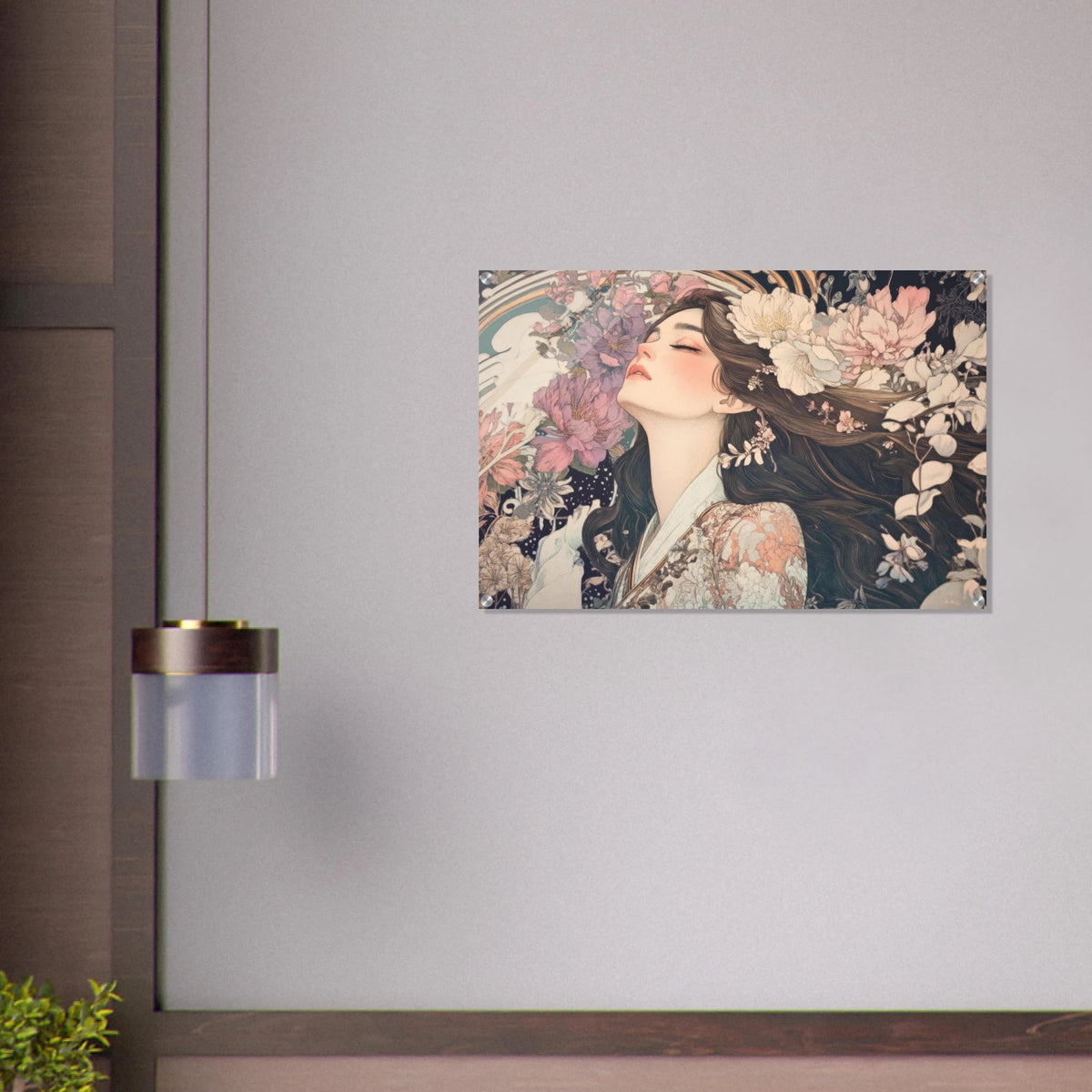 Art Nouveau Enchanted Garden An Art Nouveau inst 2 - Shop Ai Art WebShop - Digital Art online Store