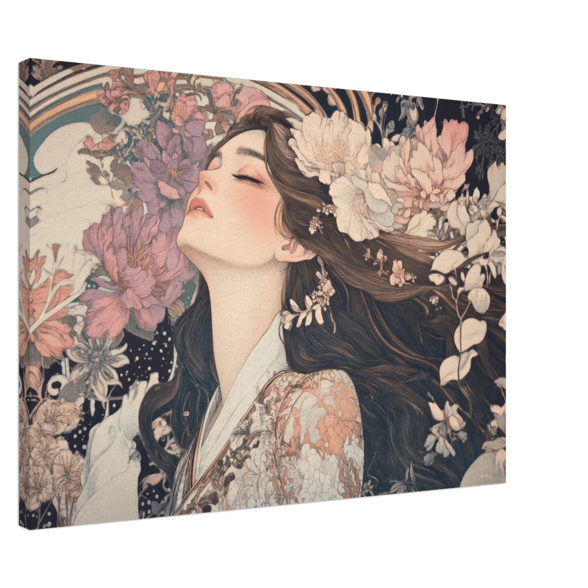 Art Nouveau Enchanted Garden An Art Nouveau inst 2 - Shop Ai Art WebShop - Digital Art online Store