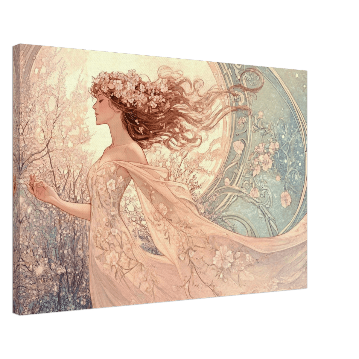 Art Nouveau Enchanted Garden An Art Nouveau inst 6 - Shop Ai Art WebShop - Digital Art online Store