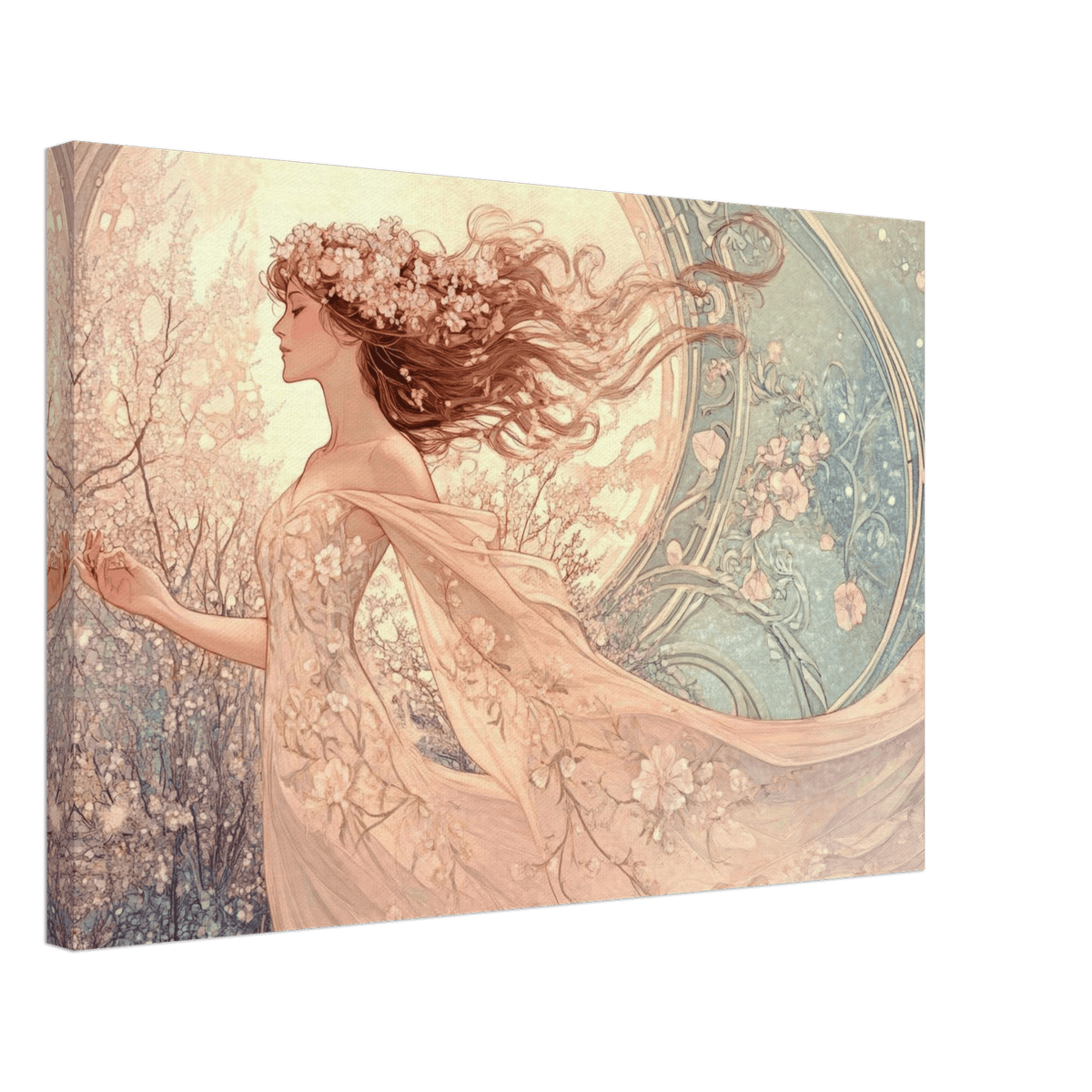 Art Nouveau Enchanted Garden An Art Nouveau inst 6 - Shop Ai Art WebShop - Digital Art online Store