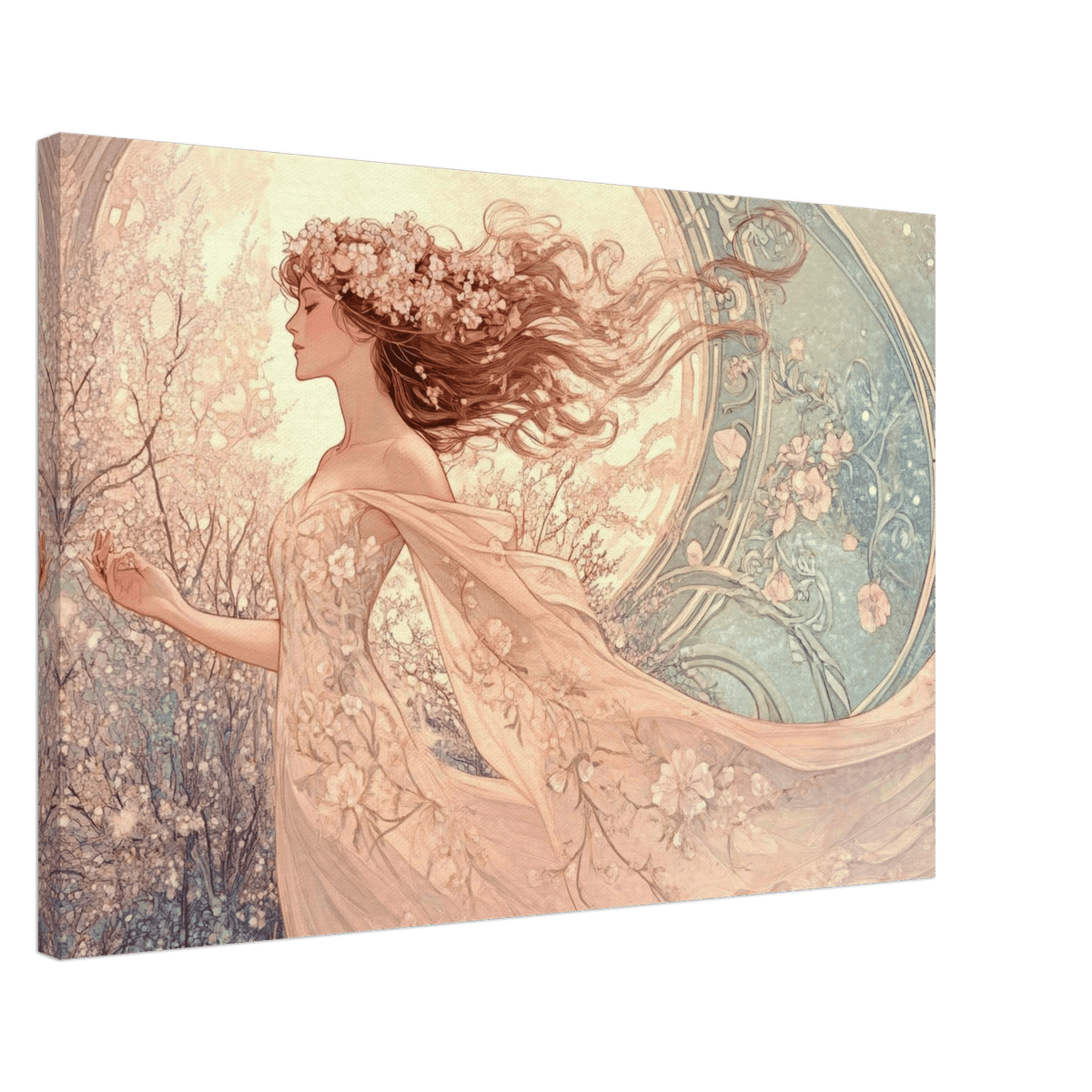 Art Nouveau Enchanted Garden An Art Nouveau inst 6 - Shop Ai Art WebShop - Digital Art online Store