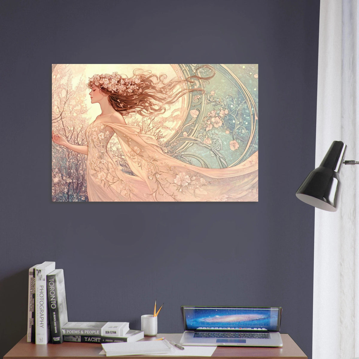 Art Nouveau Enchanted Garden An Art Nouveau inst 6 - Shop Ai Art WebShop - Digital Art online Store