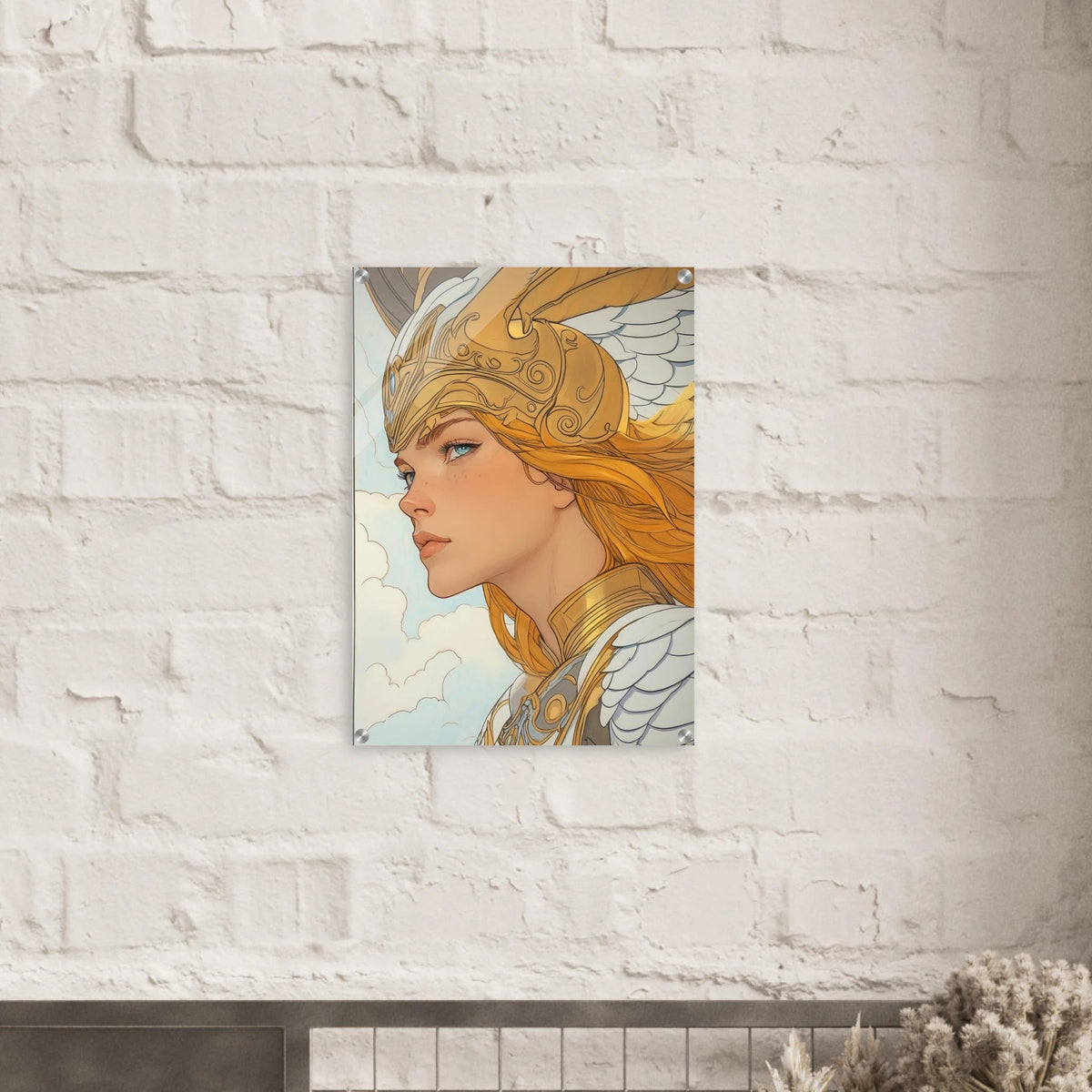 Art Nouveau Valkyries Flight Art Nouveau Close 1 - Shop Ai Art WebShop - Digital Art online Store