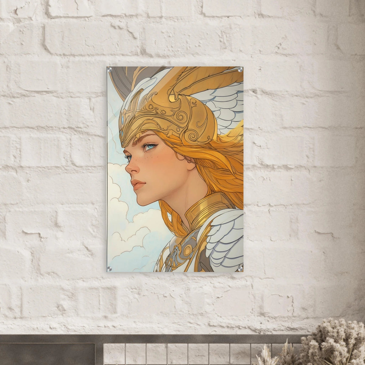Art Nouveau Valkyries Flight Art Nouveau Close 1 - Shop Ai Art WebShop - Digital Art online Store