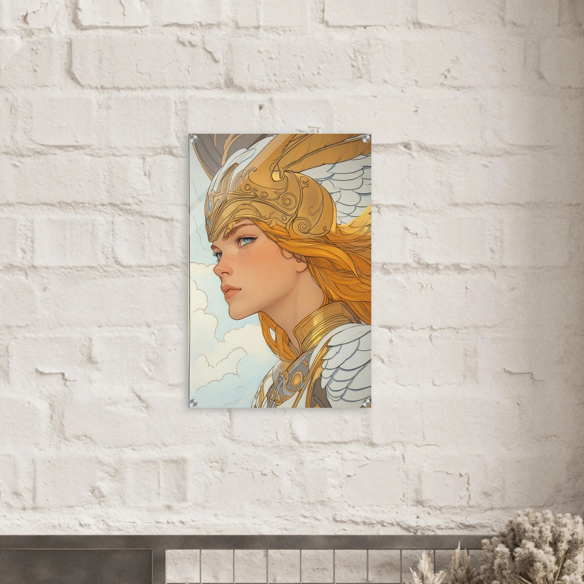 Art Nouveau Valkyries Flight Art Nouveau Close 1 - Shop Ai Art WebShop - Digital Art online Store