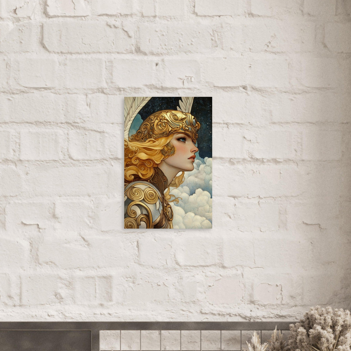 Art Nouveau Valkyries Flight Art Nouveau Close 3 - Shop Ai Art WebShop - Digital Art online Store