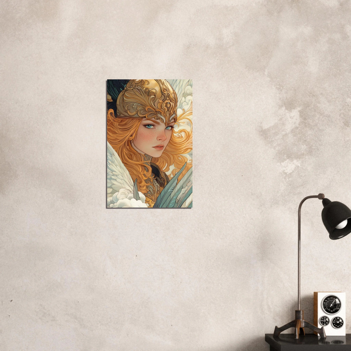 Art Nouveau Valkyries Flight Art Nouveau Close 6 - Shop Ai Art WebShop - Digital Art online Store