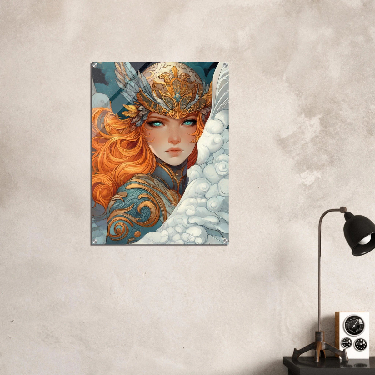 Art Nouveau Valkyries Flight Art Nouveau Close - Shop Ai Art WebShop - Digital Art online Store
